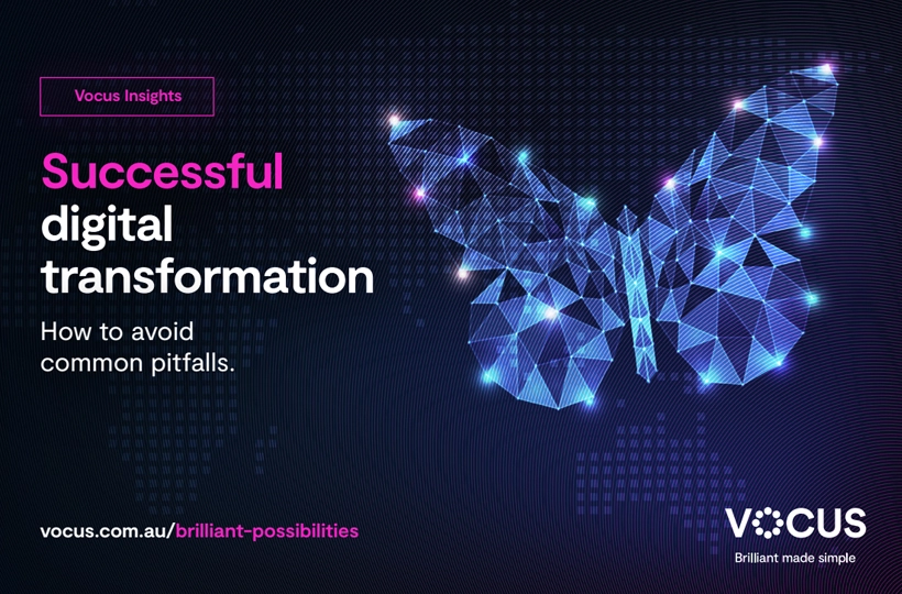 Image of Vocus Whitepaper Successful digital transformation